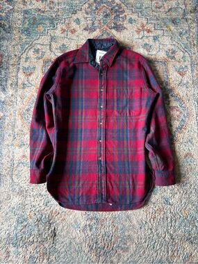 Vintage Pendleton Plaid Flannel Shirt Medium
